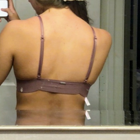 ๐NWOT HOLLISTER BROWN FLOWER BRA XS - Picture 2 of 3